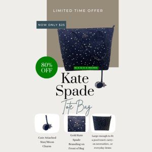 Kate Spade Starry Night Tote Bag